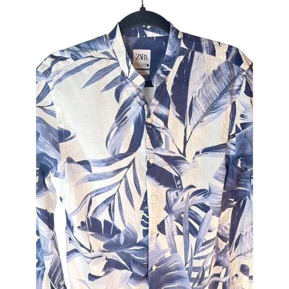 2/$30 ZARA Womens Medium Slim Fit Cotton Button-Up Shirt - Picture 6 of 11